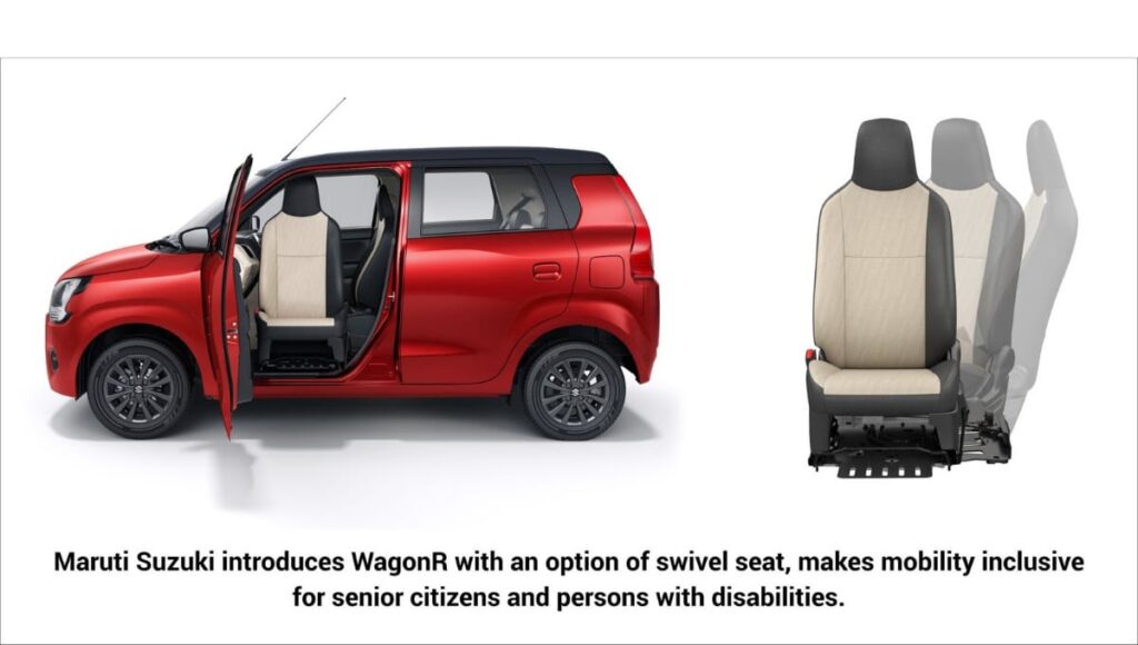 WagonR में स्विवल सीट: बुजुर्गों के लिए ईज़ी एंट्री