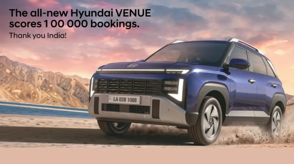 Hyundai Venue HX8 Diesel AT भारत में लॉन्च: वेंटिलेटेड सीट्स सनरूफ और 250Nm टॉर्क के साथ कीमत ₹13.17 लाख