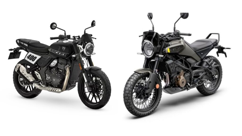 Triumph Tracker 400 vs Husqvarna Svartpilen 401